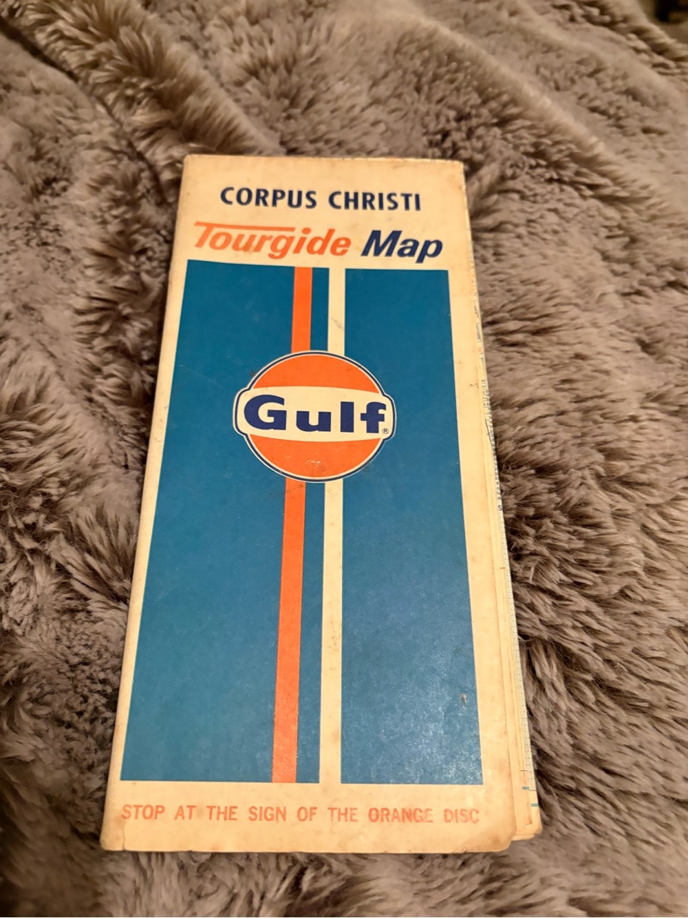 Gulf Corpus Christi Tourguide Map - Blue & Orange